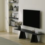 Hanah Home Mushroom Mueble de TV Negro